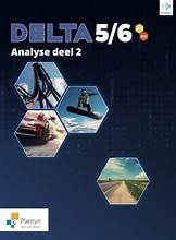 [9789049704490] Delta 5/6 Analyse Activerend leerboek deel 2 Doorstroomfinaliteit economie/wetenschappen (incl. Scoodle)