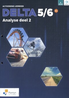 [9789049711306] Delta 5/6 Analyse Leerboek deel 2 Doorstroomfinaliteit gevorderde wiskunde