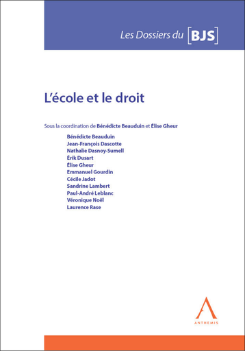 [9782807212305] L'école et le droit