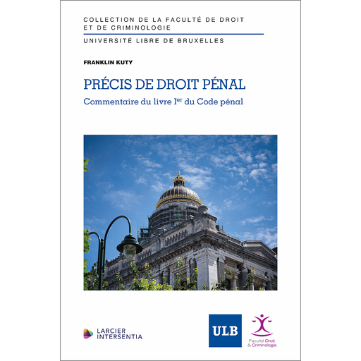[9782807947528] Précis de droit pénal - Commentaire du livre Ier du Code pénal