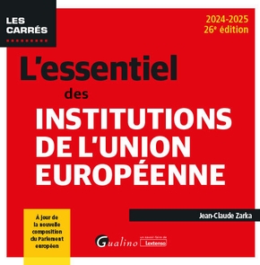 [9782297266802] L'essentiel des institutions de l'Union européenne - 26e édition