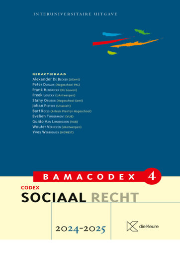 [9789048650293] Bamacodex 4 – Sociaal recht 2024-2025