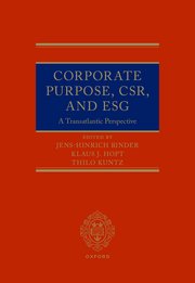 [9780198912576] Corporate Purpose, CSR, and ESG