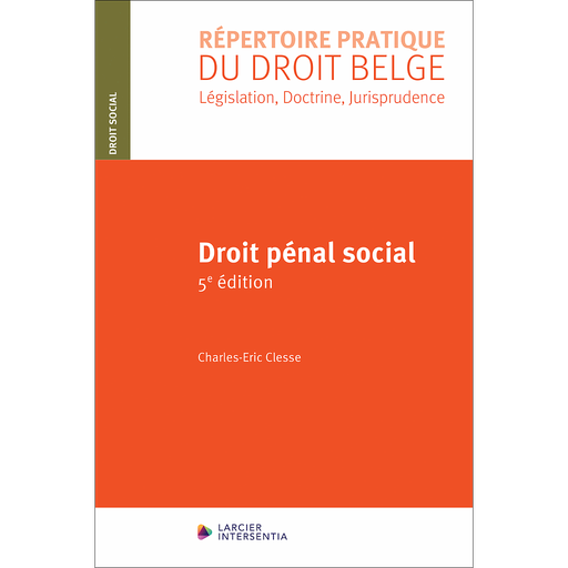 [9782807942172] Droit pénal social - 5ème Edition