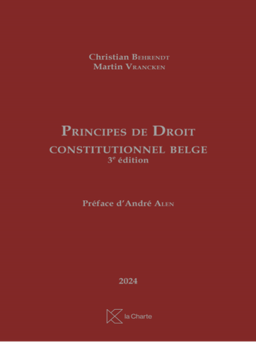 [9782874036859] Principes de droit constitutionnel belge - 3ème Edition