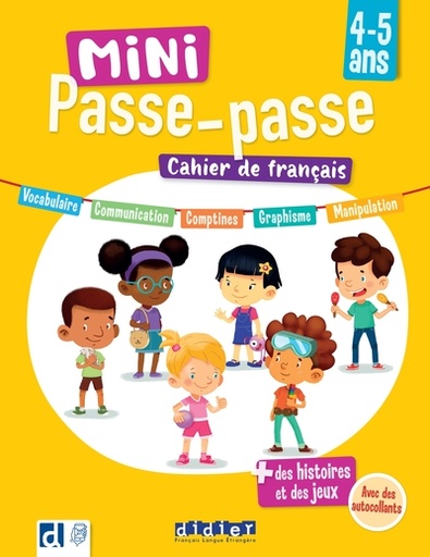 [9782278106516] Mini Passe-passe 4-5 ans - Cahier de français