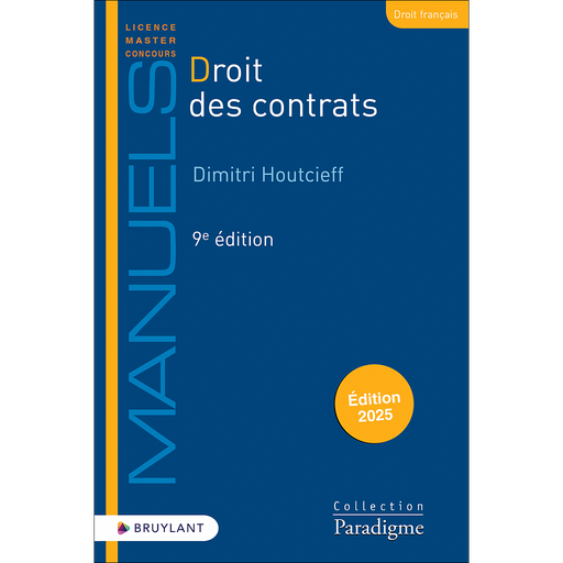 [9782802775119] Droit des contrats - 9ème édition