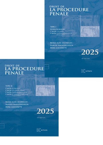 [9782874036699] Droit de la procédure pénale - Edition 2025