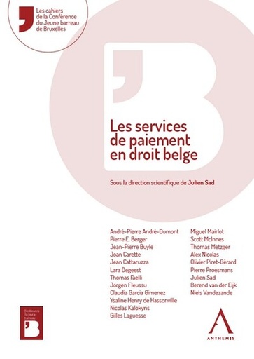 [9782807212923] Les services de paiement en droit belge