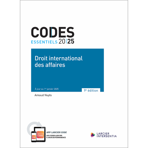 [9782807948273] Code essentiel - Droit international des affaires 2025