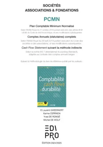 [9782874965401] PCMN - Plan Comptable Minimal Normalisé