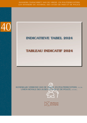 [9789048651801] Indicatieve Tabel 2024