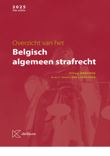 [9789048651979] Overzicht van het Belgisch algemeen strafrecht - 4de Editie