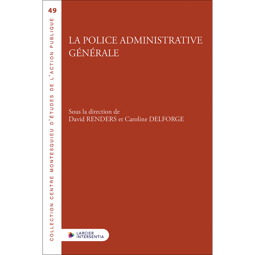 [9782807948174] La police administrative générale