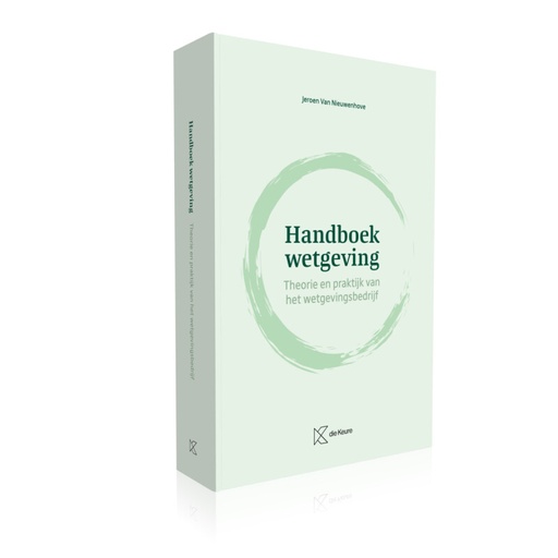[9789048650996] Handboek wetgeving - Theorie en praktijk van het wetgevingsbedrijf