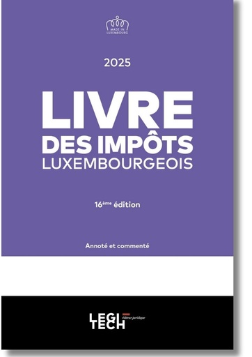 [9782919826469] Livre des impôts luxembourgeois - 2025