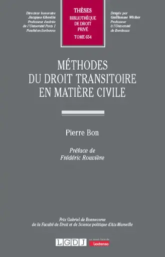 [9782275156644] Méthodes du droit transitoire en matière civile