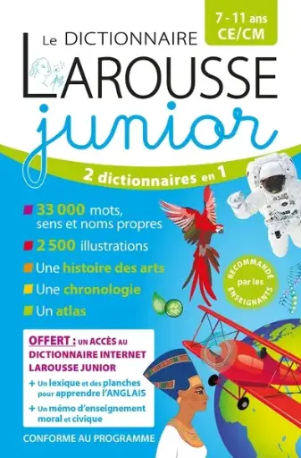 [9782036068735] Dictionnaire Larousse Junior 7/11 ans - Edition 2025 