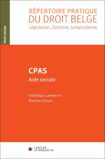 [9782807902916]  CPAS Aide sociale 