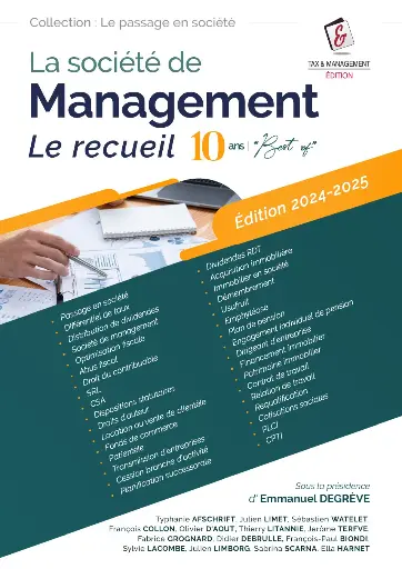 [9782930826295] La société de Management - Le recueil 2024-2025