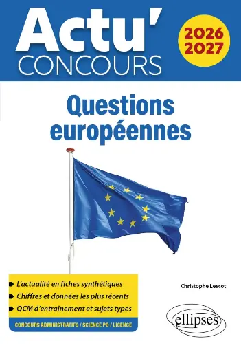 [9782340103634] Questions européennes - édition 2026-2027