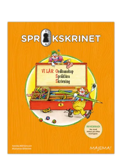 [9789185875245] Språkskrinet clown grundbok åk 2