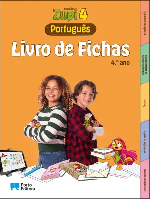 [9789720113153]  Livro de Fichas - MISSÃO Zupi - Português - 4.º Ano 