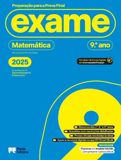 [9789720005663]  Preparação para a Prova Final 2025 - Matemática - 9.º ano 
