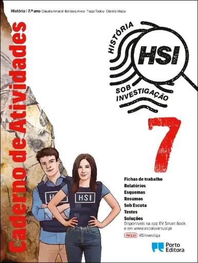 [9789720330086] Caderno de Atividades/HSInvestiga - HSI: História Sob Investigação - 7.º Ano