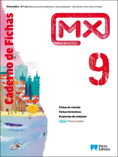 [9789720318589] Caderno de Fichas/Provas-modelo - MX - Matemática - 9.º Ano