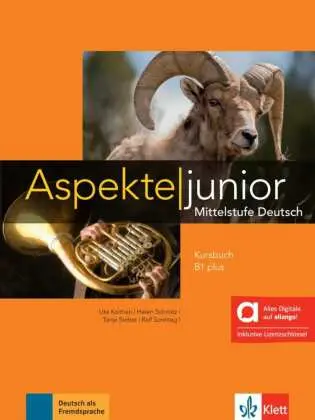 [9783126052658] Aspekte junior B1 plus - Hybride Ausgabe allango, m. 1 Beilage