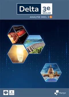 [9789049711337] Delta 3e graad Analyse Leerboek deel 3 Doorstroomfinaliteit gevorderde wiskunde