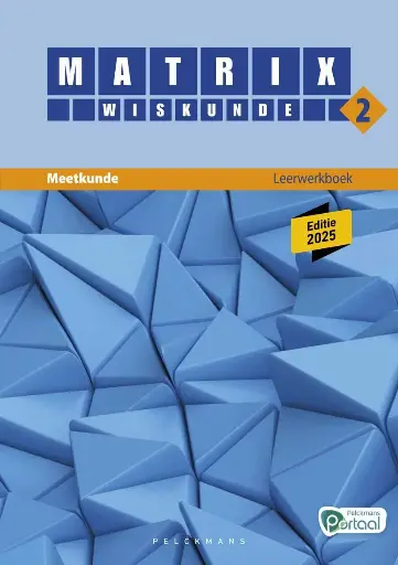 [9789463837521] Matrix Wiskunde 2 Meetkunde Leerwerkboek (editie 2025) (incl. Pelckmans Portaal)