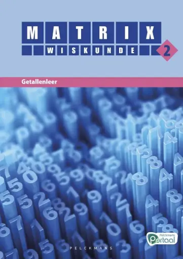 [9789463837514] Matrix Wiskunde 2 Getallenleer Leerwerkboek (editie 2025) (incl. Vademecum en Pelckmans Portaal)