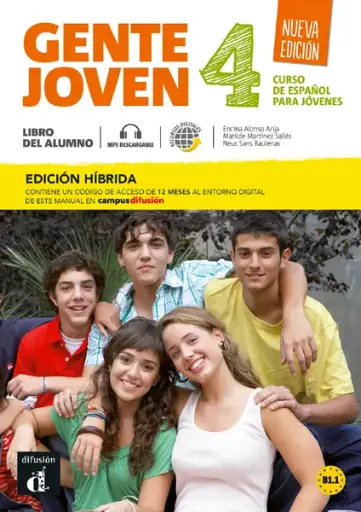 [9788419236456] Gente joven 4 B1.1 Edicion hybrida. Libro del alumno