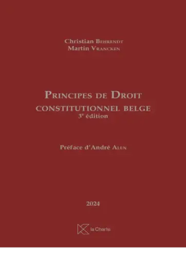 [9782874036842] Principes de Droit constitutionnel belge - 3ème Edition 