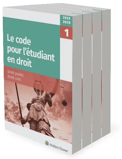 [9789403038186] Le code pour l'étudiant en droit 2025-2026