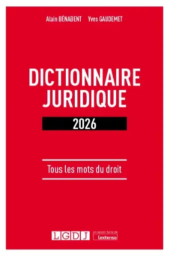 [9782275159225] Dictionnaire juridique 2026 - 5ème Edition