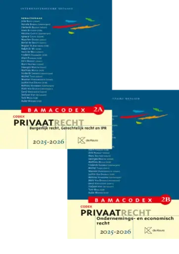 [9789048652150] Bamacodex 2 – Privaatrecht 2025-2026