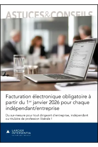 [9789464156959] Facturation électronique obligatoire à partir du 1er janvier 2026 pour chaque indépendant/entreprise