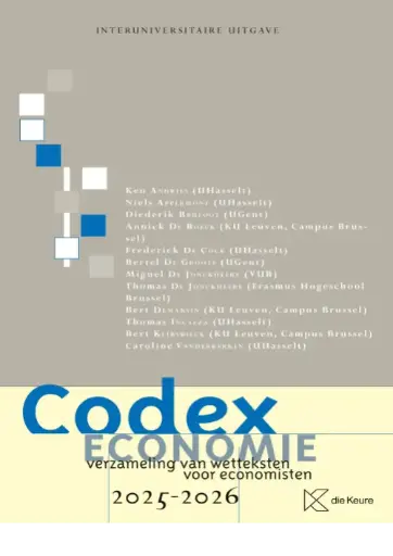 [9789048652204] Codex Economie 2025-2026