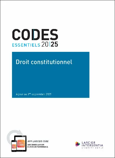 [9782807951082] Code essentiel - Droit constitutionnel 2025