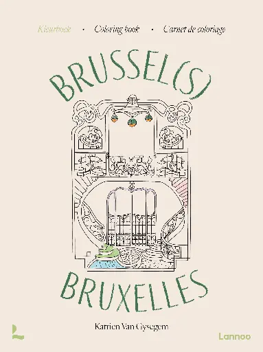 [9789020984910] Brussel(s) – Bruxelles - Carnet de coloriage - Kleurboek - Coloring Book 