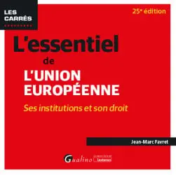 [9782297285384] L'essentiel de l'Union Européenne - Ses institutions et son droit - 25eme édition