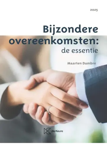 [9789048652457] Bijzondere overeenkomsten. De essentie (ed. 2025)