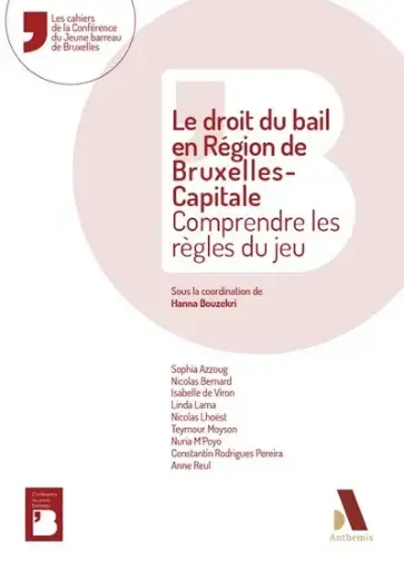 [9782807216037] Le droit du bail en région de Bruxelles-Capitale