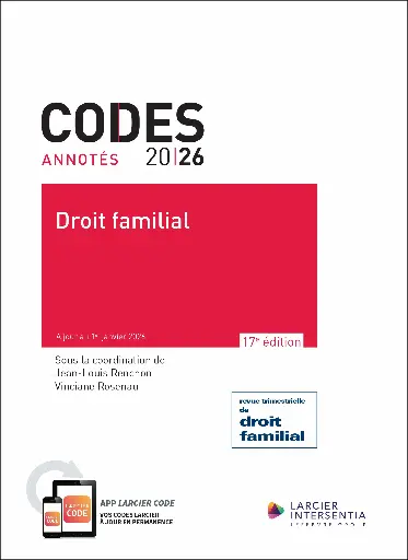 [9782807952317] Code annoté - Droit familial 2026