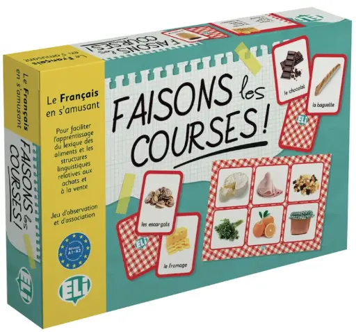 [9788853613684] Faisons les courses ! A1- A2 | Lexique aliments 
