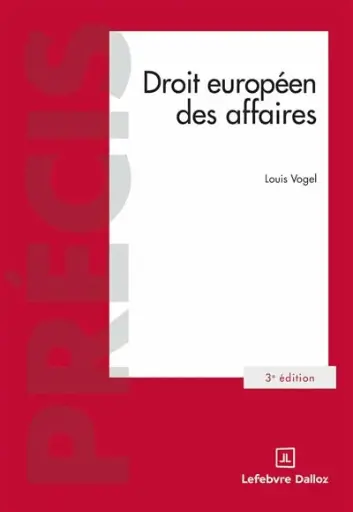 [9782247244003] Droit européen des affaires - 3ème Edition