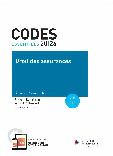 [9782807952294] Code essentiel - Droit des assurances 2026